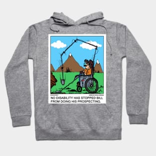 Wheelchair metal detecting Hoodie